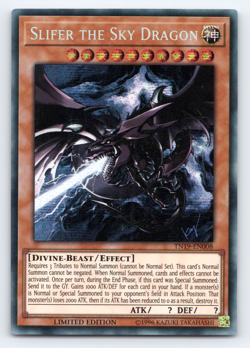 Slifer the Sky Dragon TN19-EN008 Prismatic Secret Rare - 1st Edition - Yugioh - Image 1