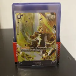 Vegeta FS09-15 Foil DB Legends Stamp Dragon Ball Super Card Game | NM - Image 1