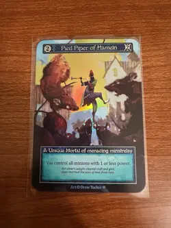 The Pied Piper of Hamelin Foil Sorcery Contested Realm Gothic Unique Card - Image 1