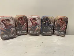 Set of 5 Sealed One Piece Card Game Mini Tin Lot Vol. 2 OP-13 - Image 1