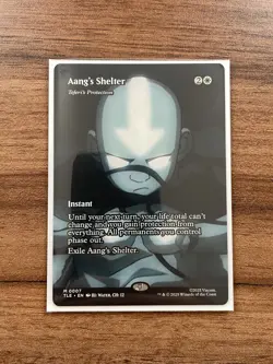 Aangs Shelter (Teferi's Protection) Borderless - Avatar: The Last Air Bender MTG - Image 1