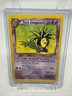 Pokemon TCG Vintage 2002 Neo Destiny Dark Exeggutor 33/105 NM/M Non Holo Rare - Image 1