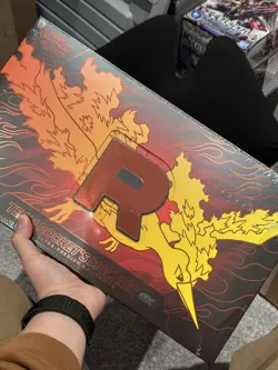 Pokemon TCG: Team Rocket's Moltres ex Ultra-Premium Collection Sealed With Rips - Image 1