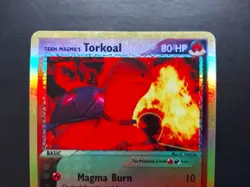 Pokemon - Team Magma's Torkoal 12/95 Rare Holo Ex Team Magma vs Team Aqua - Image 2