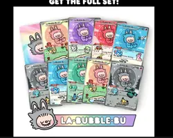 La-Bubble-Bu Pokemon Fan Art Custom Full Art Holo | Bubble Mew Meme Collection! - Image 1