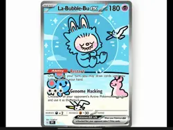 La-Bubble-Bu Pokemon Fan Art Custom Full Art Holo | Bubble Mew Meme Collection! - Image 2
