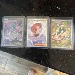 Team Rockets Ariana NM SIR 237 Destined Rivals Pokemon Team Rocket Nidoking art - Image 1