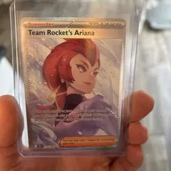 Team Rockets Ariana NM SIR 237 Destined Rivals Pokemon Team Rocket Nidoking art - Image 2