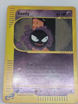 Gastly 109/165 Expedition Base Set Reverse Holo Rare Pokemon TCG Nintendo Gengar - Image 3