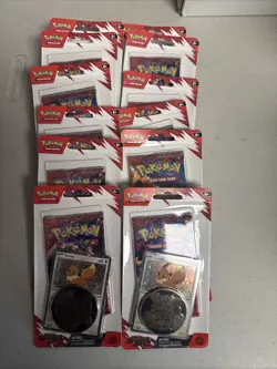 Pokemon Destined Rivals Blister Pack | Eevee Promo | BRAND NEW 14 PACKS - Image 1