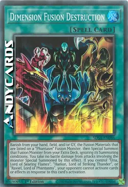 DIMENSION FUSION DESTRUCTION (distruzione fusione) Super R • SDSA EN046 Yugioh! - Image 1