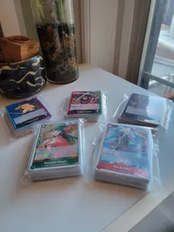 One Piece Card Lot EB-01 - Full Playsets (Rare & Common x4) - NM English - Image 1