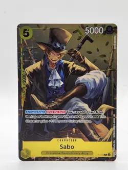 Sabo P-073 One Piece Tin Vol. 2 Exclusive Promo NM - Image 1