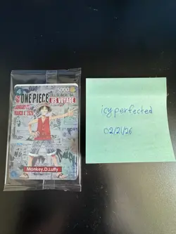 One Piece Monkey D. Luffy US Voyage College Basketball Promo Card Gonzaga SEALED - Image 1