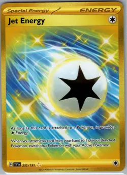 Jet Energy 252/191 SV08: Surging Sparks - Pokemon Card - NM - Image 1