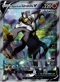 Rapid Strike Urshifu V (Alternate Art) 153/163 Battle Styles - Pokemon Card - NM - Image 1