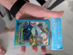 Pokemon Card Sleeves Canari Mega Eelektross 64pcs Deck Shield Pokemon Center - Image 1
