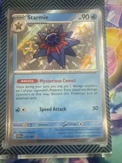 Starmie - 119/091 - Shiny Ultra Rare - Paldean Fates - Pokemon Card TCG NM - Image 1
