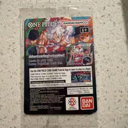 One Piece Monkey D. Luffy College Basketball US Voyage Promo Card Sealed Houston - Image 2