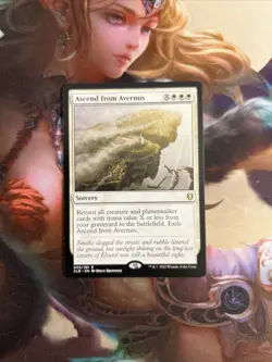 ASCEND FROM AVERNUS mtg NM-M Commander Baldurs Gate Rare 1 Card - Image 1