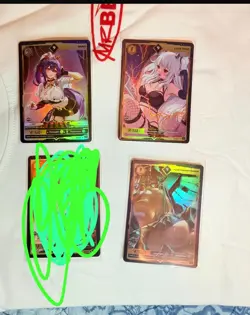 VCard Foil Card Lot - Numi, Lucy Pyre, Alien Dragon Trickywi - 3 Cards holo - Image 1
