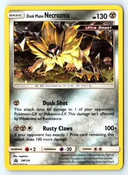 Dusk Mane Necrozma SM124 Holo SM Promos Pokemon Card TCG - Image 1