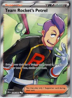 Team Rocket's Petrel 226/182 SV10: Destined Rivals - Pokemon Card - NM - Image 1