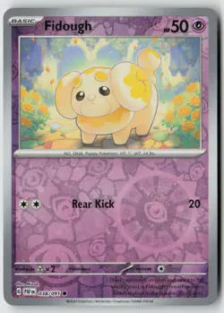 Fidough - 038/091 - Miscellaneous Cards & Products Reverse Cosmos Holo - PTCG - Image 1