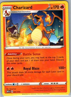 Charizard 001/015 Non Holo McDonald's Promos 2024 - Pokemon Card - NM - Image 1