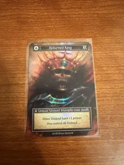 Returned King Foil Sorcery Contested Realm Gothic Unique Card TCG - Image 1