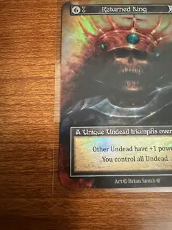 Returned King Foil Sorcery Contested Realm Gothic Unique Card TCG - Image 4