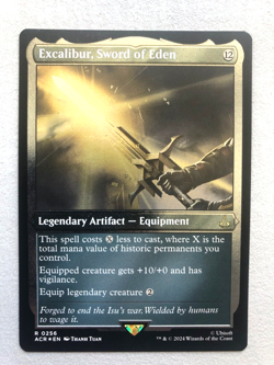 Mtg Carte Magic Assassin's Creed Excalibur Sword of Eden Etched FOIL English NM - Image 1