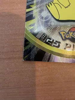 Topps Chrome Pikachu #25 Pokemon Holo Foil Light Play - Image 5