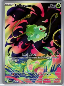 Bulbasaur - 133/132 ME01: Mega Evolution - Pokemon Card - NM - Image 1