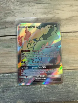 Pokemon TCG Darkrai GX 158/147 Rainbow Secret Rare NM/M Burning Shadows - Image 1