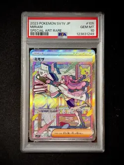 Pokemon Miriam Violet ex Japanese Special Art Rare #105 PSA 10 Gem Mint - Image 1