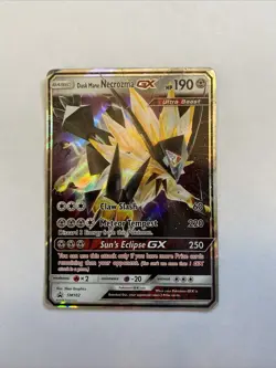 Pokemon TCG Dusk Mane Necrozma GX SM 102 - Image 1