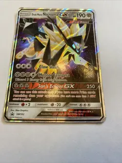 Pokemon TCG Dusk Mane Necrozma GX SM 102 - Image 2