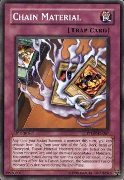 Chain Material 1st Ed Rare PTDN-EN067 Yu-Gi-Oh! - Image 1
