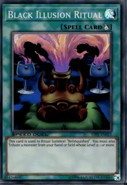Black Illusion Ritual Speed Duel Super STP1-EN011 Yu-Gi-Oh! - Image 1