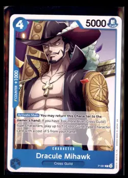 One Piece Premium Booster The Best Vol 2 Dracule P-081 Reprint Lot 2 - Image 1