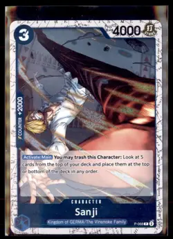 One Piece The Best Vol. 2 (PRB-02) Sanji P-068 Promo Pirate Foil 3 Lot - Image 1