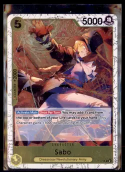 One Piece The Best Vol. 2 (PRB-02) Sabo P-073 Promo Pirate Foil 3 Lot - Image 1