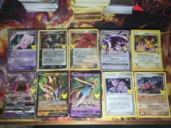 Pokemon Celebrations Birthday Pikachu, Mew Ex, Greninja & More, 10 card Lot!!!! - Image 1
