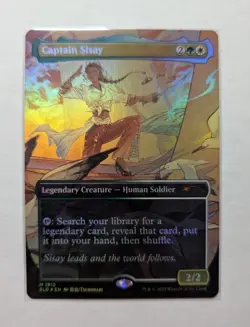 1x Captain Sisay Borderless FOIL Secret Lair 1913 NM - Magic MTG x1 - Image 1