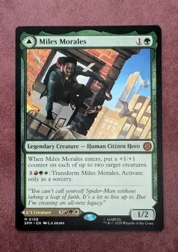 MTG Marvel's Spider-Man Mythic MILES MORELES NM - Image 1