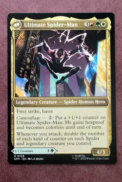 MTG Marvel's Spider-Man Mythic MILES MORELES NM - Image 2