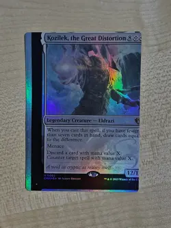 MTG Misprint Kozilek, the Great Distortion NFC Foil Commander Legends - Image 1