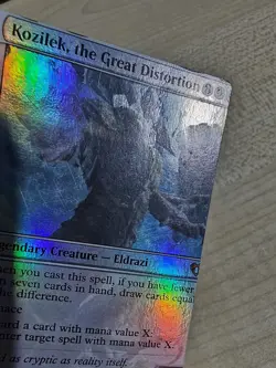 MTG Misprint Kozilek, the Great Distortion NFC Foil Commander Legends - Image 3
