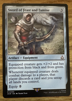 MTG Assassin's Creed, Sword of Feast and Famine - Image 1